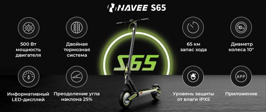 Navee-S65-Electric-Scooter-Black-banner-1